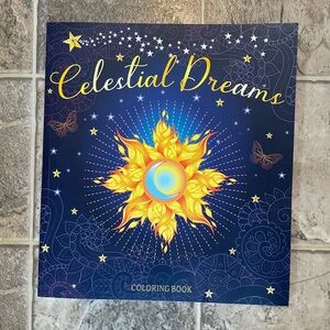 Coloring Book - Navy Blue & Yellow